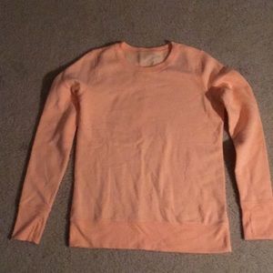 Peach sweatshirt